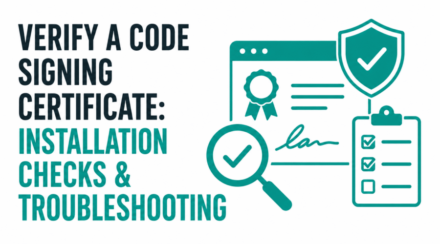 How to Verify Your Code Signing Certificate Installation
