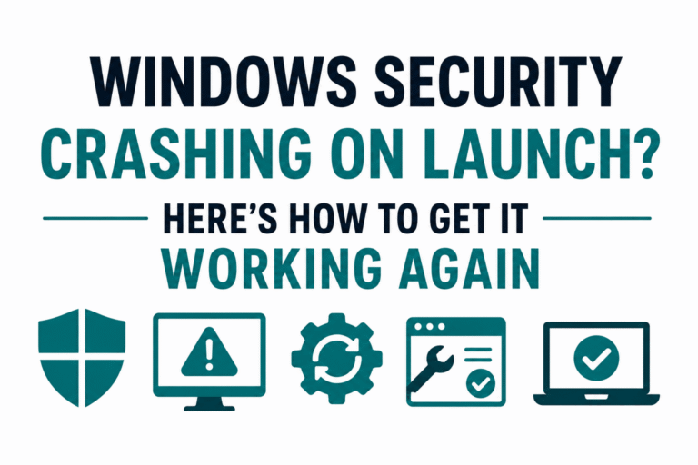 Windows Security App Failure