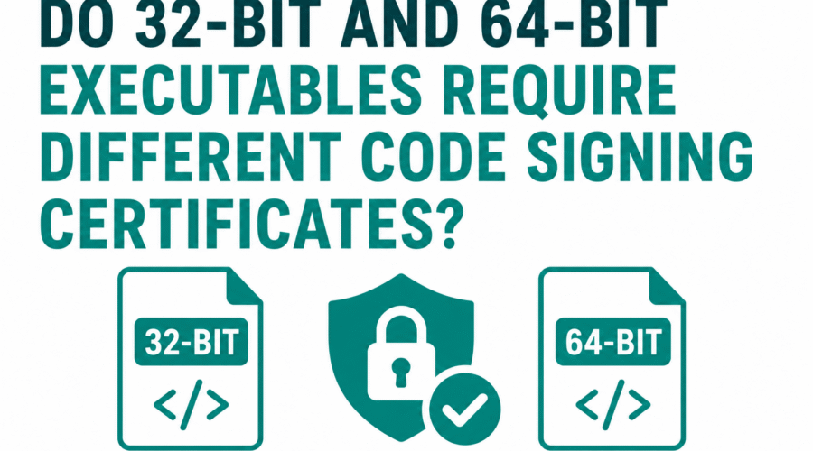 Does a Code Signing Certificate Work for Both 32-bit and 64-bit Executables