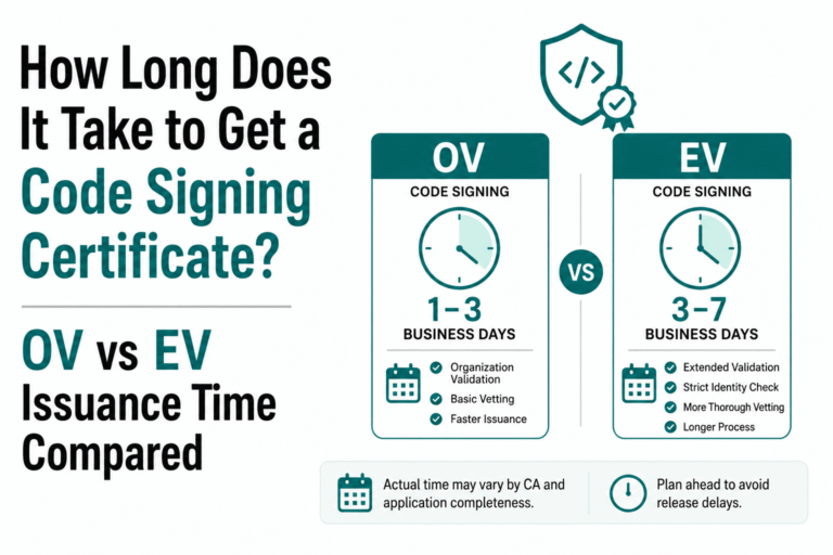 How Fast Can You Get an OV or EV Code Signing Certificate