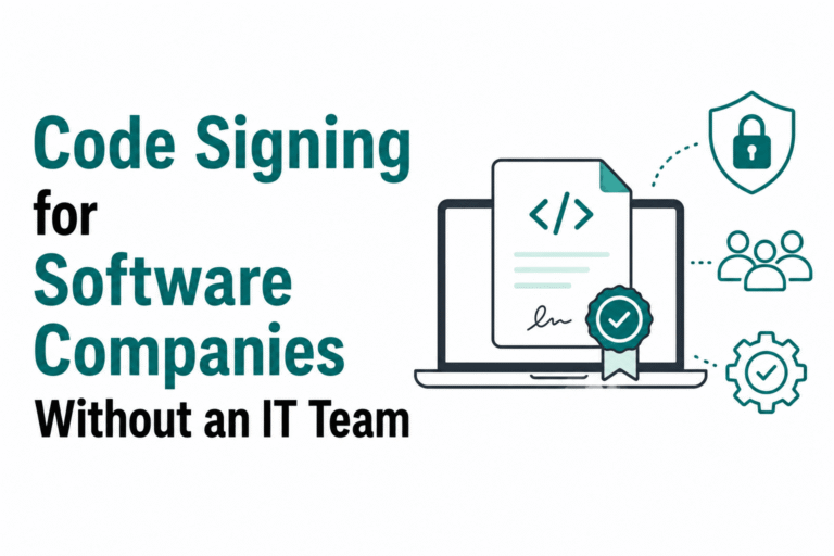 Simple Code Signing Setup for Small Software Companies